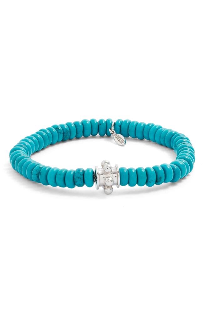 Anzie Bohème Turquoise Beaded Stretch Bracelet in Green Cover