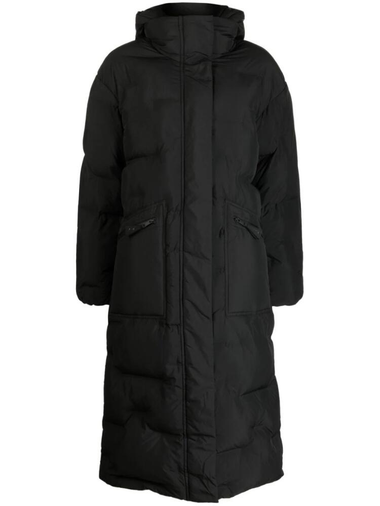 GANNI hooded quilted coat - Black Cover