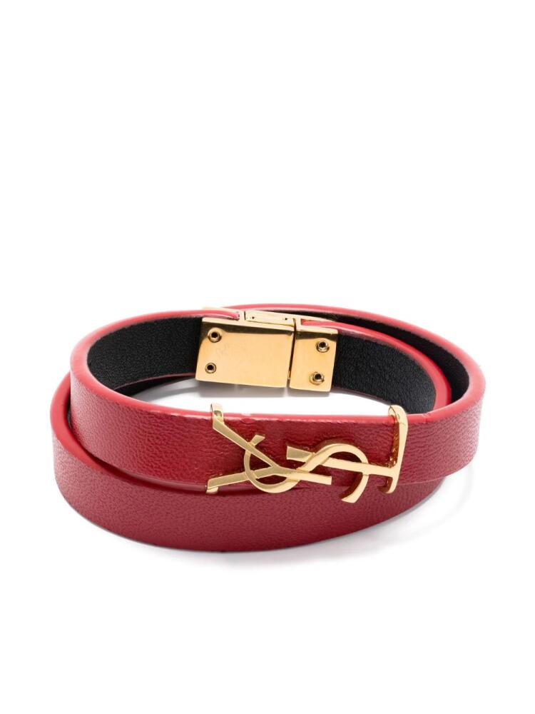 Saint Laurent Opyum wrap bracelet - Red Cover