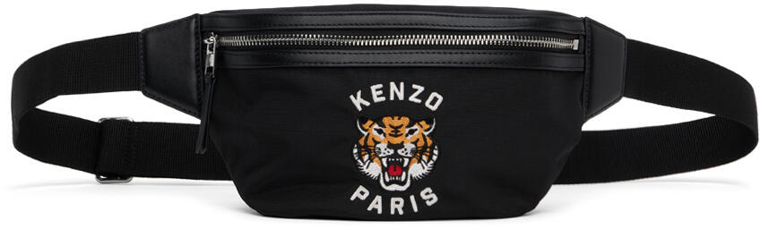 Kenzo Black Kenzo Paris 'KENZO Varsity' Embroidered Belt Bag Cover