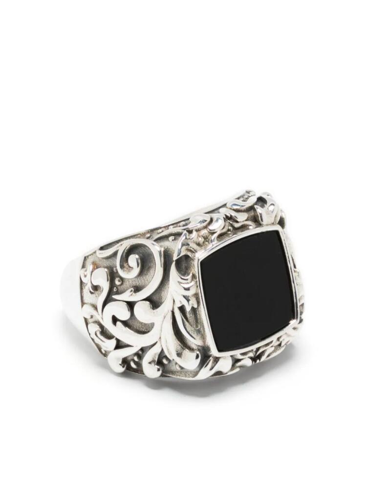 Emanuele Bicocchi Arabesque Stone ring - Silver Cover