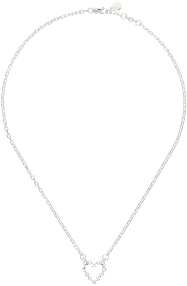 Stolen Girlfriends Club Silver Chain Heart Necklace Cover