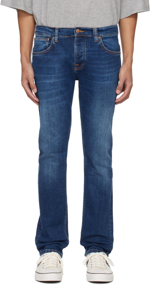 Nudie Jeans Blue Grim Tim Jeans Cover