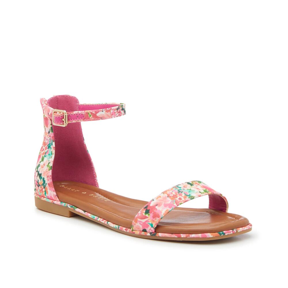 Kelly & Katie Nymie Sandal | Women's | Rose Pink/Green/Multicolor Floral Print Cover