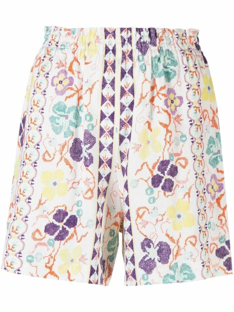 See by Chloé floral-print shorts - White Cover