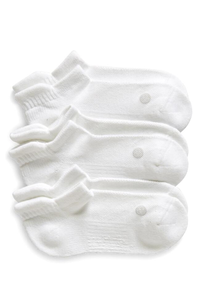 zella Assorted 3-Pack Tab Ankle Socks in White Cover