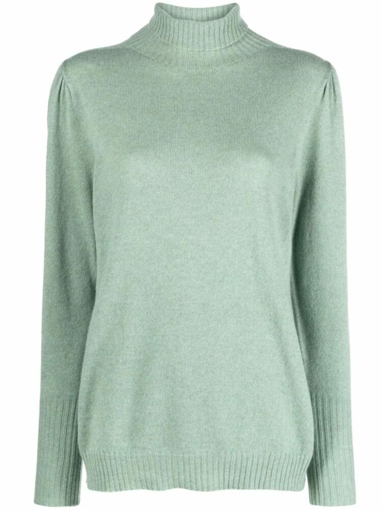 TWINSET puff-sleeve cashmere jumper - Green Cover