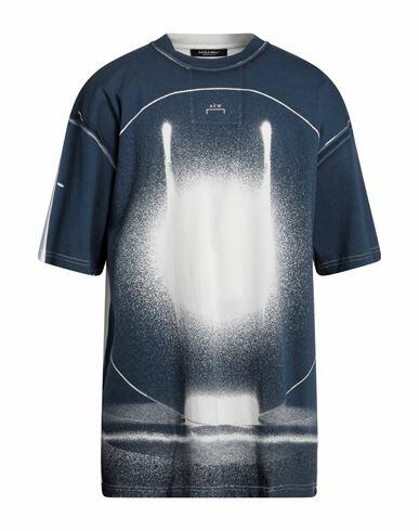 A-cold-wall* Man T-shirt Slate blue Cotton Cover