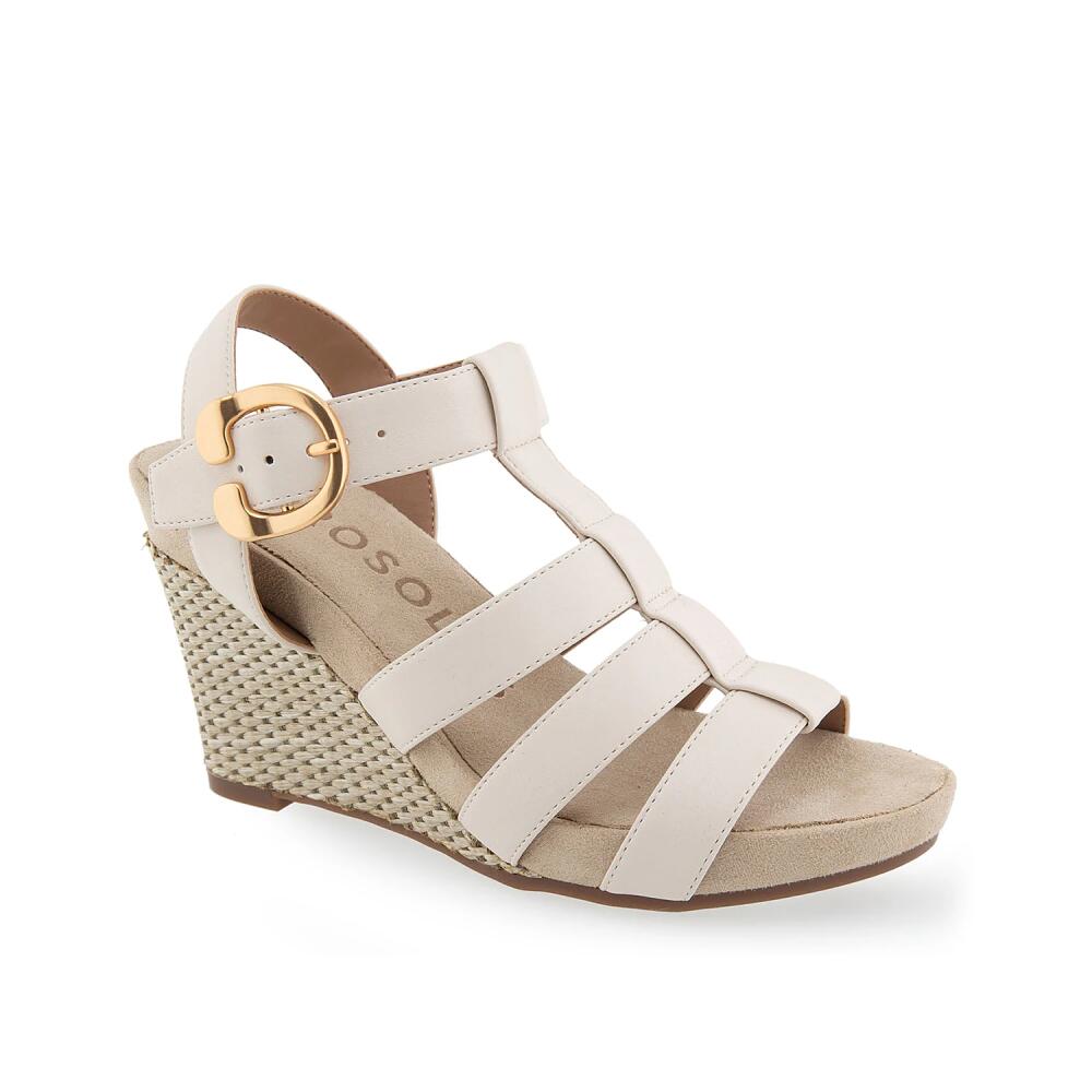 Aerosoles Paige Wedge Sandal | Women's | Eggnog Cover