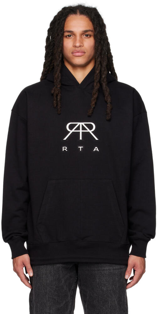 RTA Black Embossed Hoodie Cover