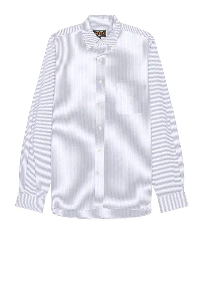 Beams Plus Oxford Candy Stripe in Blue Cover