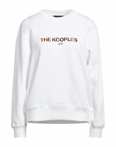 The Kooples Woman Sweatshirt White Cotton, Elastane Cover