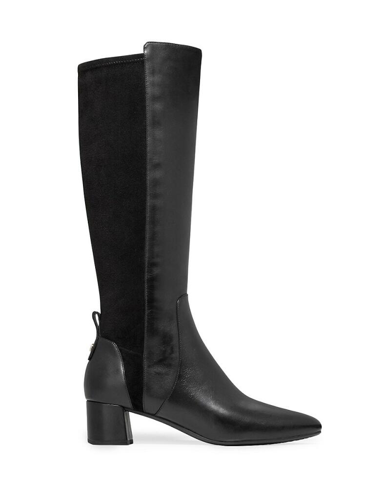 Cole Haan Women's The Go To Leather Knee Boots - Black Cover