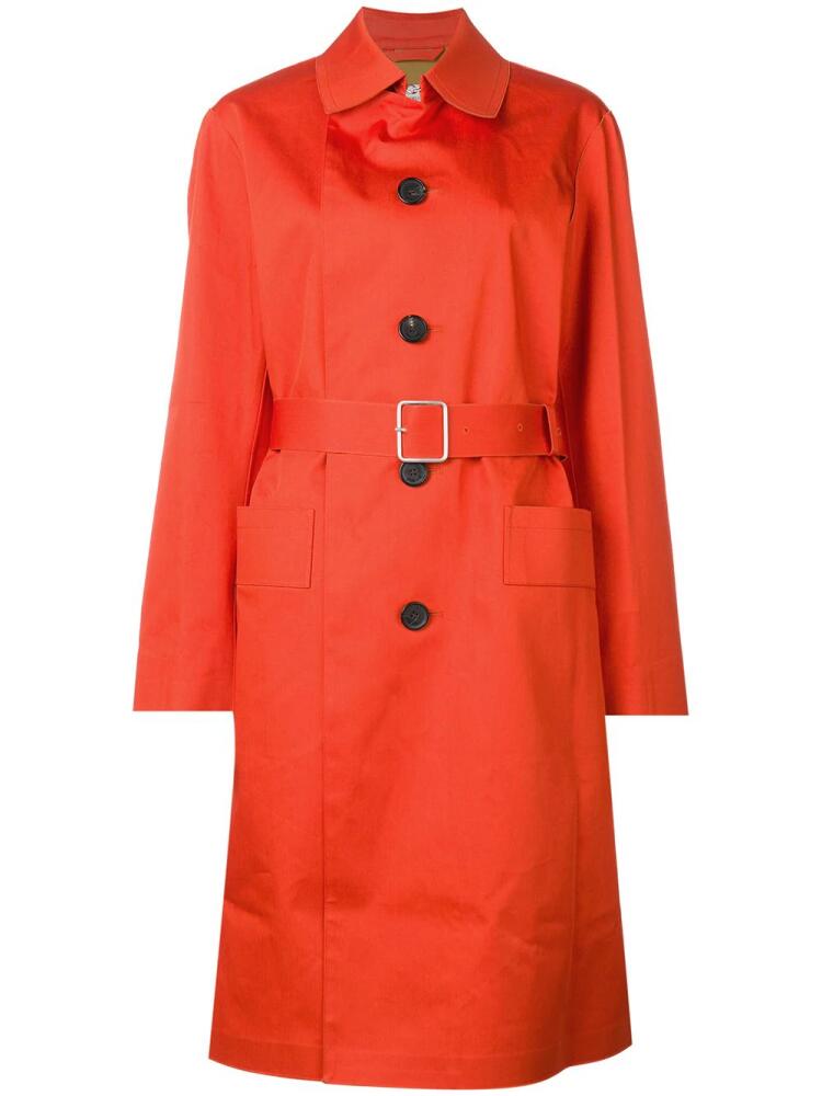 Golden Goose belted trench coat - Orange Cover