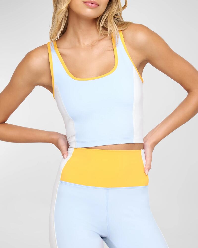 Spiritual Gangster Indie Colorblock Cropped Tank Top Cover