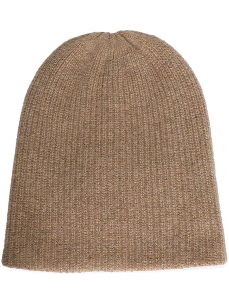 The Elder Statesman Watchman beanie - Brown Cover