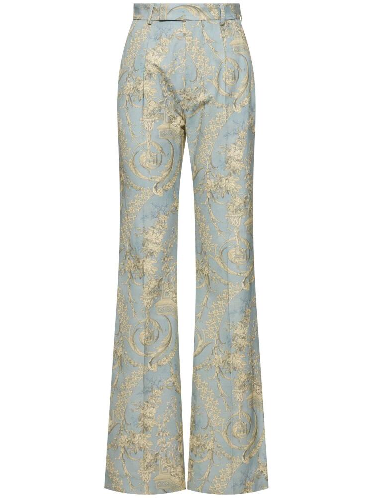 VIVIENNE WESTWOOD Ray Cotton Jacquard Flared Pants Cover