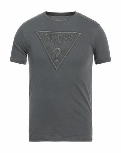 Guess Man T-shirt Lead Cotton Cover