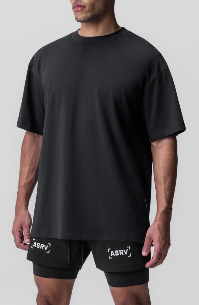 ASRV Stretch Supima Cotton Oversize T-Shirt in Black Cover