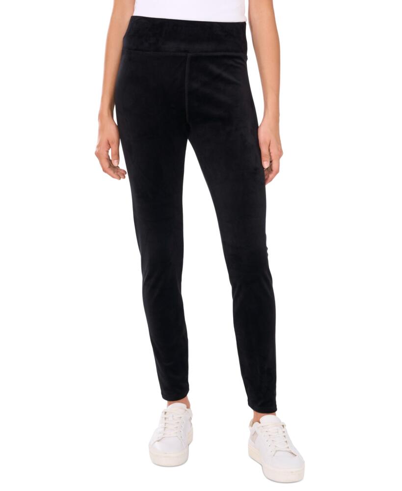 Vince Camuto Women's Velour Leggings - Rich Black Cover