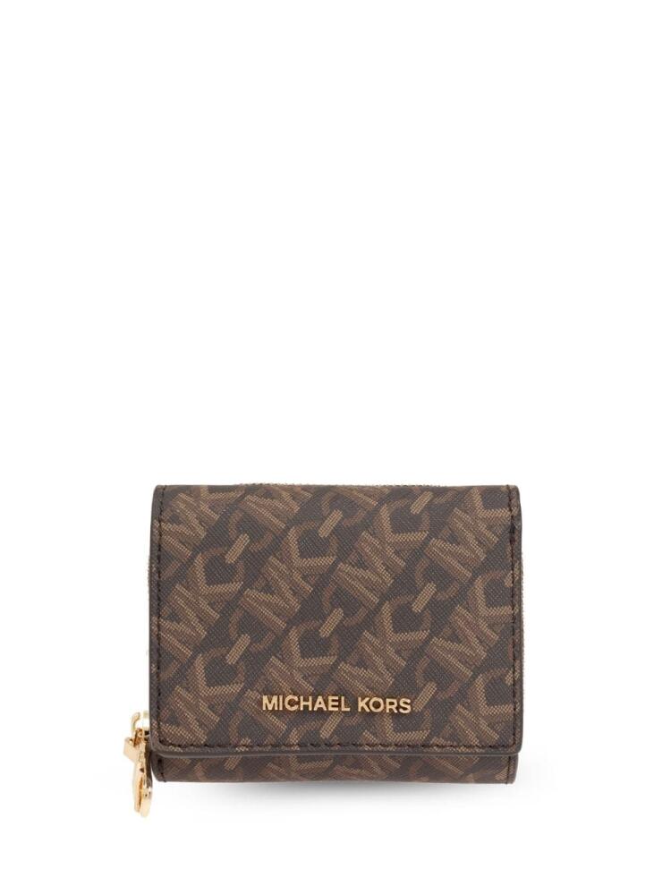 Michael Michael Kors logo print wallet - Brown Cover