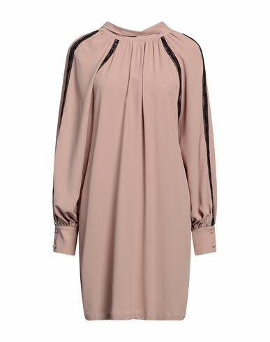 Anna Molinari Woman Mini dress Blush Acetate, Silk, Cotton, Polyamide Cover