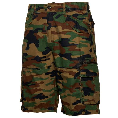 LCKR Black Hawk Cargo Shorts Long Inseam - Mens Multi Cover