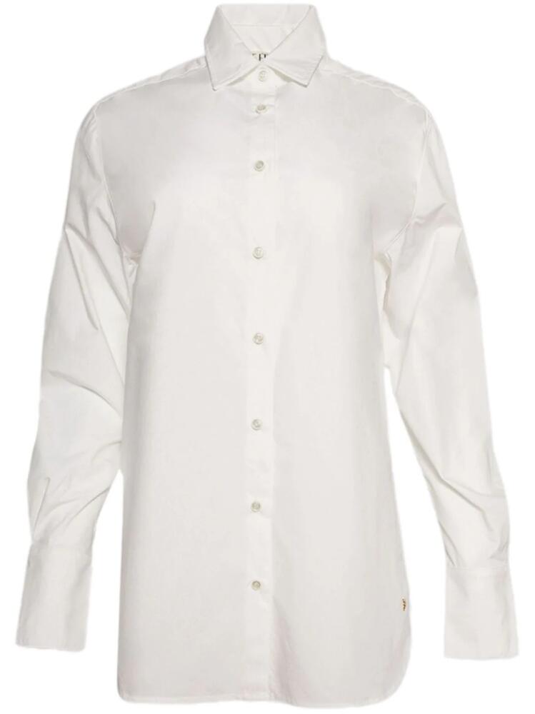 ETERNE cotton button-down shirt - White Cover