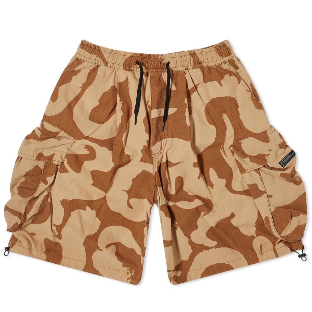 P.A.M. Men's Chow Camo Cargo Shorts in Desert Camo Cover