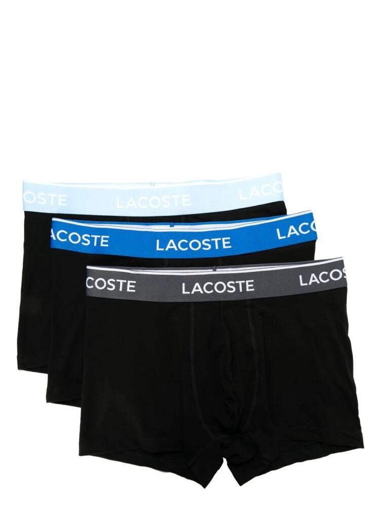 Lacoste logo-waistband boxer 3-pack - Black Cover