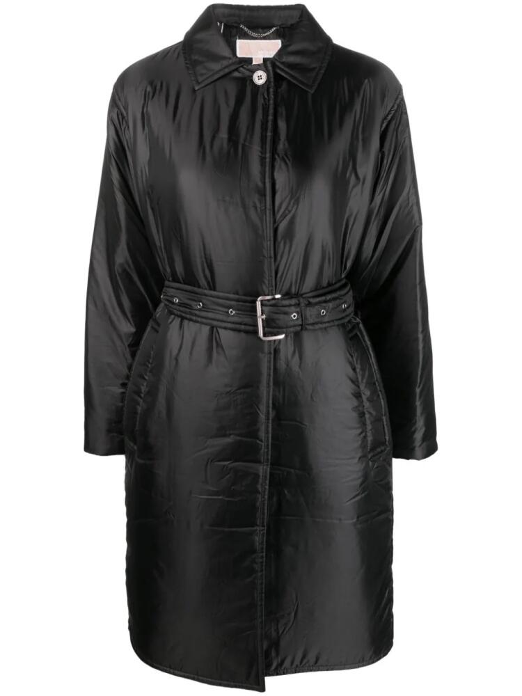 Michael Michael Kors classic-collar padded mid coat - Black Cover