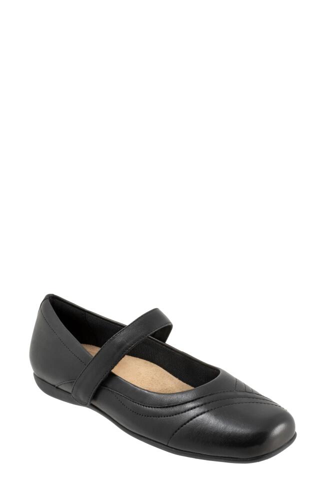 Trotters Sherese Mary Jane Flat in Black Cover