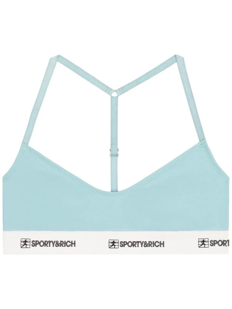 Sporty & Rich 80s Runner sports bra - Blue Cover