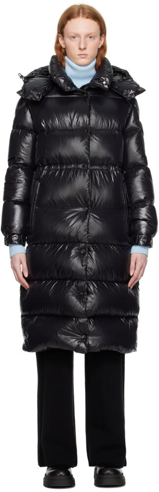 Moncler Black Cavettaz Down Coat Cover