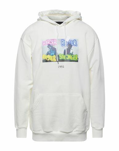 Throwback. Man Sweatshirt White Cotton Cover