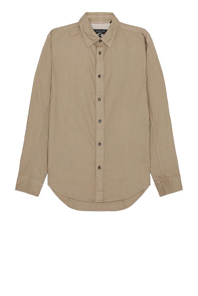 Rag & Bone Fit 2 Engineered Oxford Shirt in Brown Cover