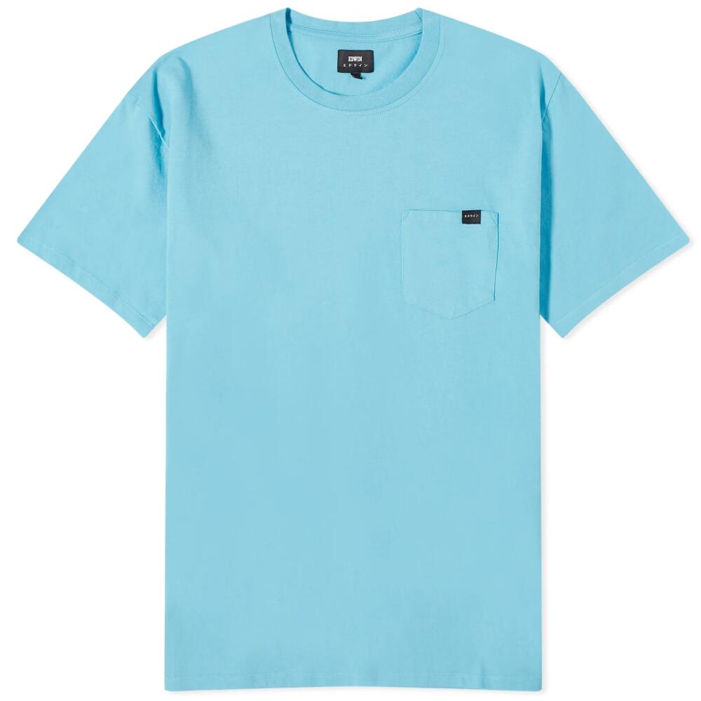 Edwin Men's Pocket T-Shirt in Aquarius Cover