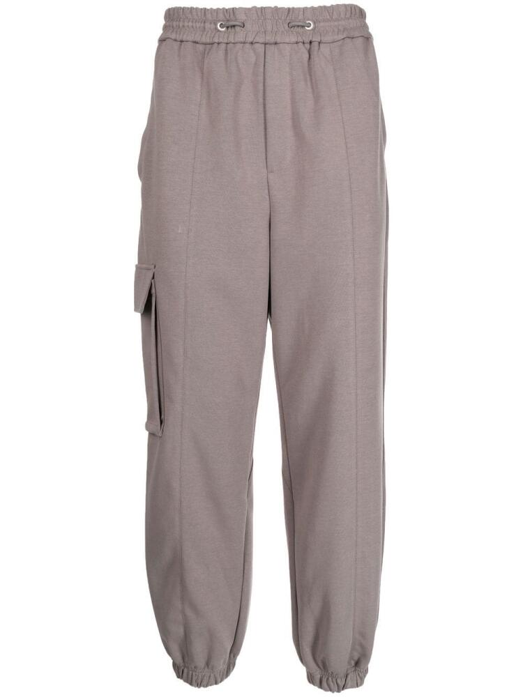 ZZERO BY SONGZIO cargo-style drawstring track pants - Grey Cover