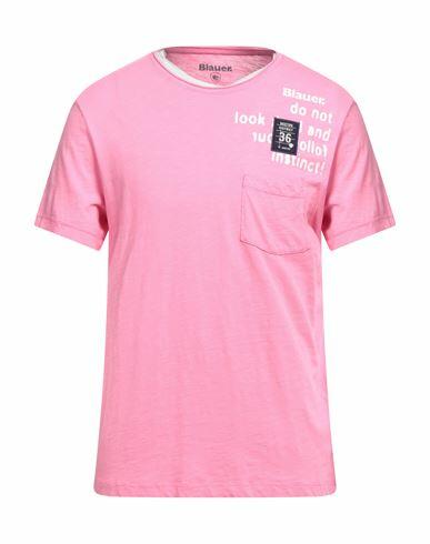 Blauer Man T-shirt Pink Cotton Cover