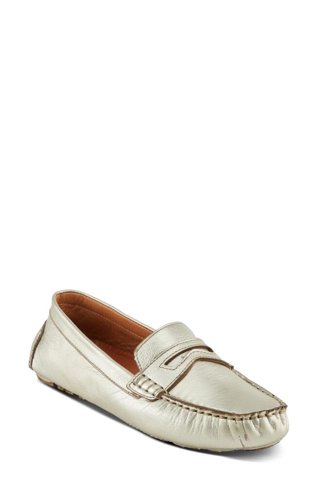 Spring Step Audette Penny Loafer in Silver Cover