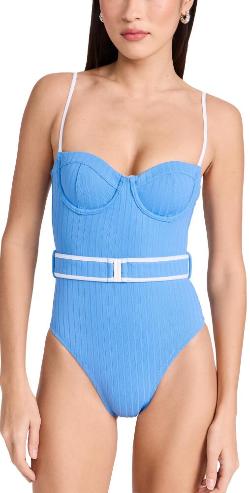 Solid & Striped The Spencer One Piece Mariana Blue Cover