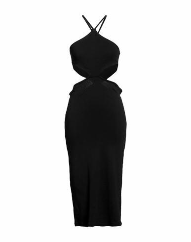 Mangano Woman Midi dress Black Cotton Cover