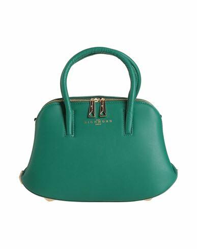 John Richmond Woman Handbag Green Leather Cover