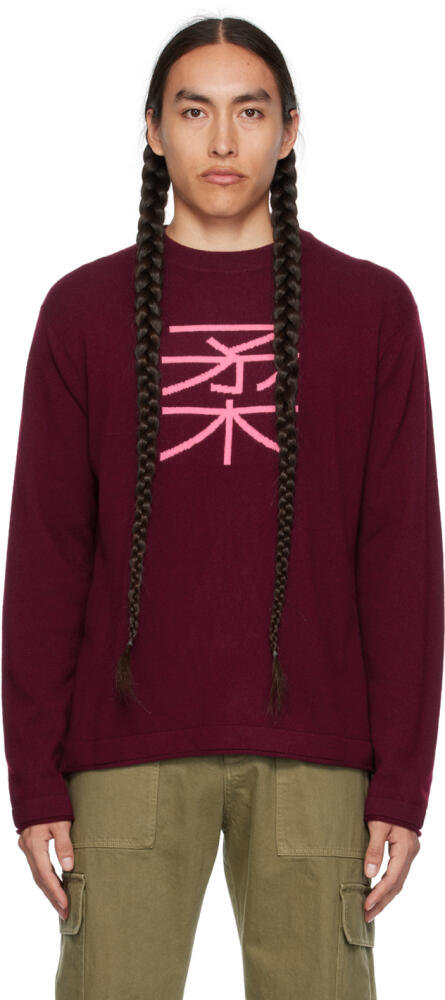 LISA YANG Burgundy Martine Sweater Cover