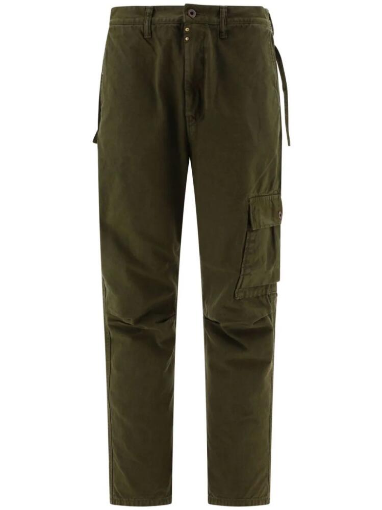 KAPITAL cargo pocket trousers - Green Cover