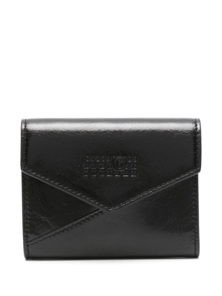 MM6 Maison Margiela Japanese 6 leather wallet - Black Cover