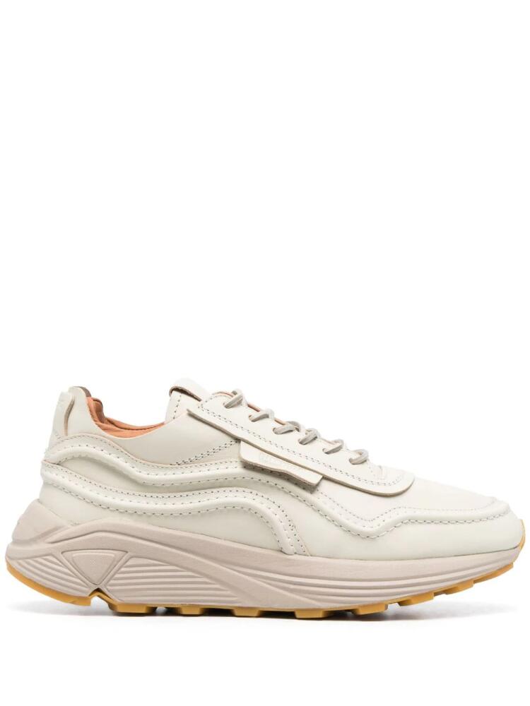 Buttero Vinci low-top leather sneakers - Neutrals Cover