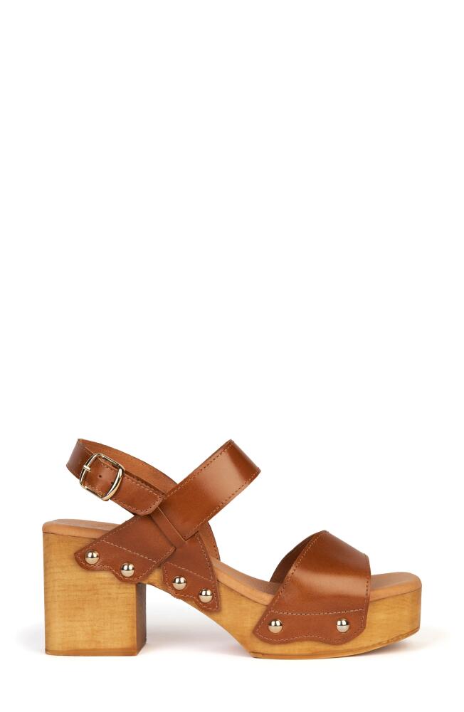 Penelope Chilvers Kampala Slingback Platform Sandal in Tan Cover