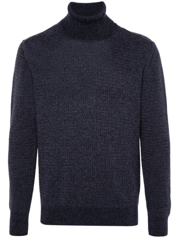 D4.0 wool sweater - Blue Cover