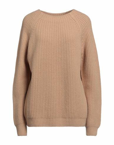 N. o.w. Andrea Rosati Cashmere Woman Sweater Camel Cashmere, Viscose, Wool, Polyamide Cover